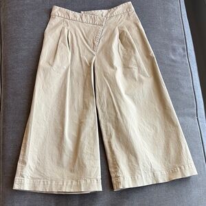 Monse Beige Wide-Leg Culottes